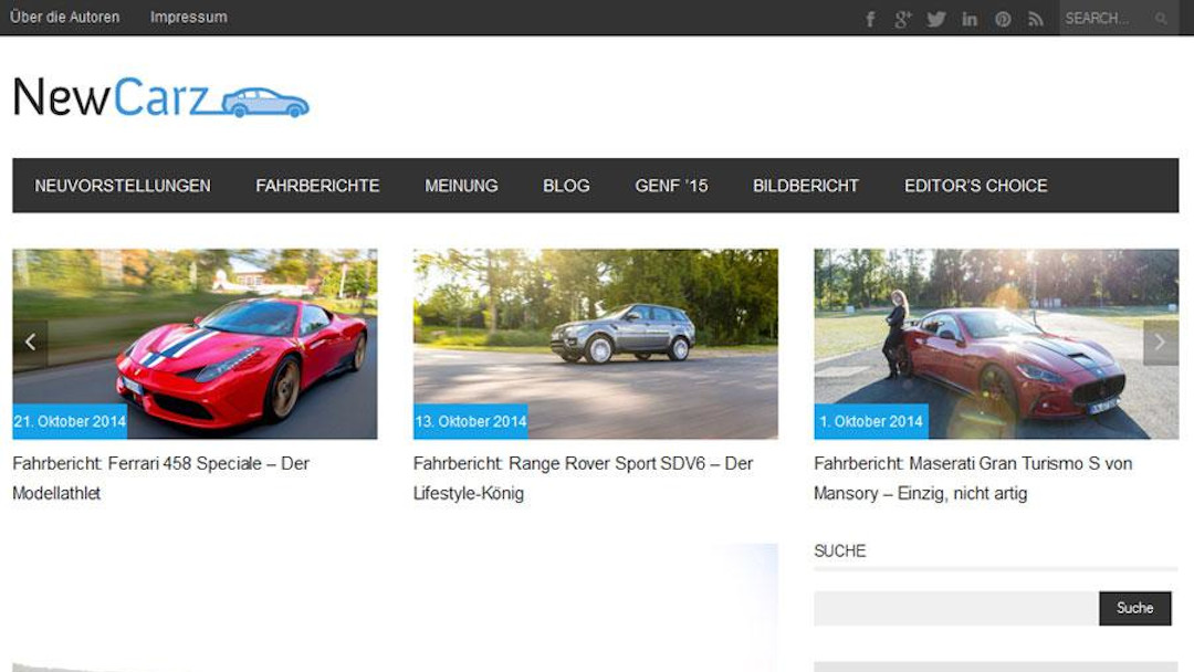 Automobilmagazin newcarz.de begibt sich ins Web 3.0